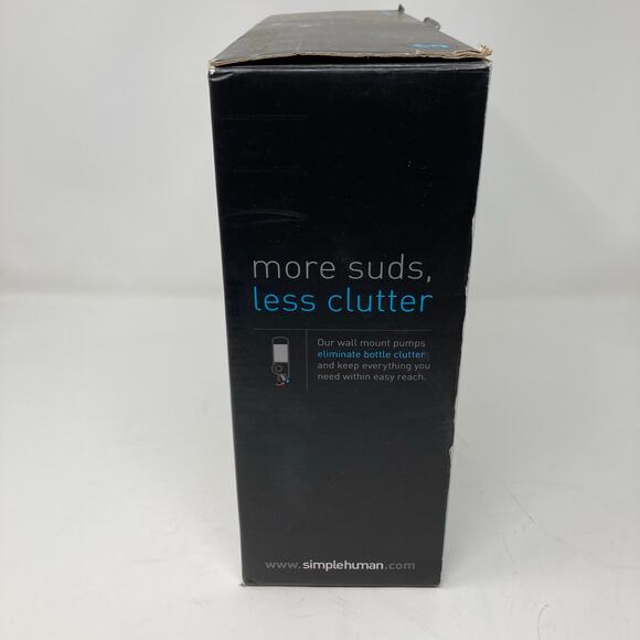 Simplehuman BT1029 Triple Wall Mount Shampoo Conditioner Soap Pumps Stainless - Picture 8 of 10